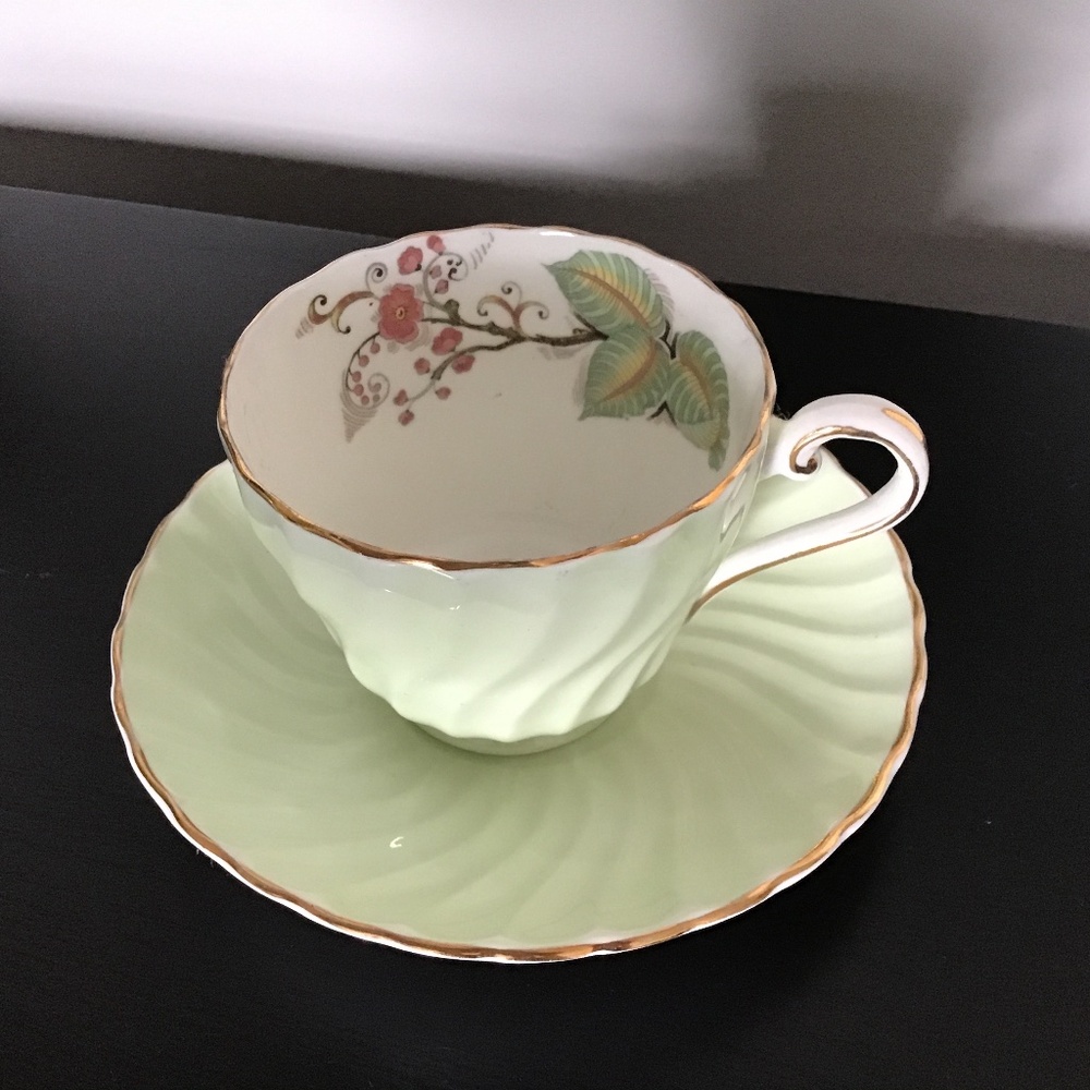 Vintage Ainsley Tea Cup & Saucer